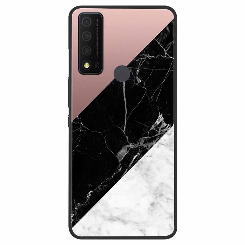 For TCL 30 XE 5G Case Marble Cat Soft Silicone Back Case for TCL 30 XL 30V 5G Phone Cover TCL30 XE T767W 30XE 5G Coque Funda Bag