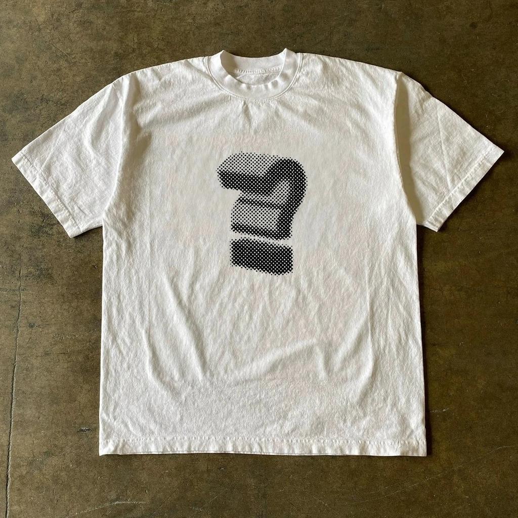 Phantom Question Design Exclusive Unisexs And Unisexs Heavyweight Pure Cotton Couples ShortSleeved TShirt