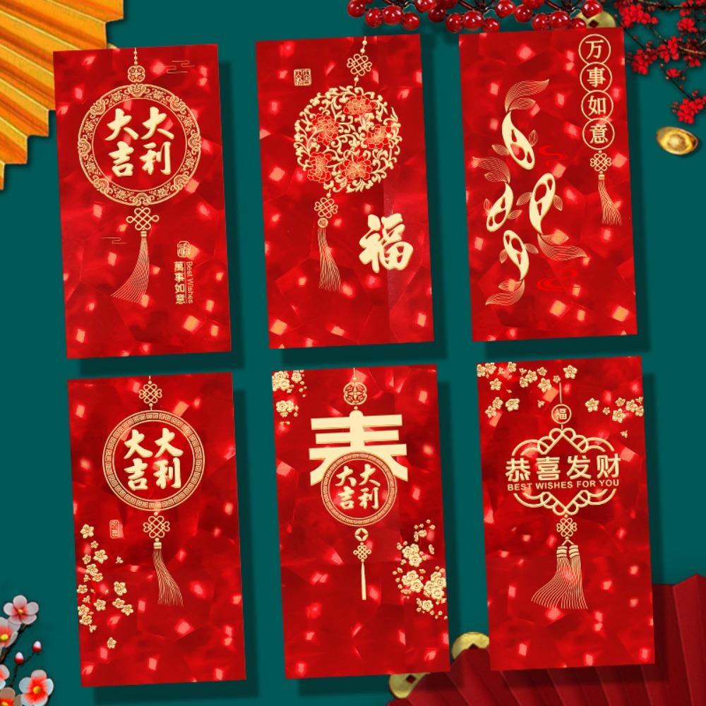 Solid Lucky Money Bag 3D HongBao Creative Spring Festival Red Envelope Year of The Snake