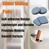 4pcs Anti-wear Furniture Leg Slider Pad Self-adhesive Floor Protector Easy To Move Heavy Table Sofa Slider Pad Chair Accessories