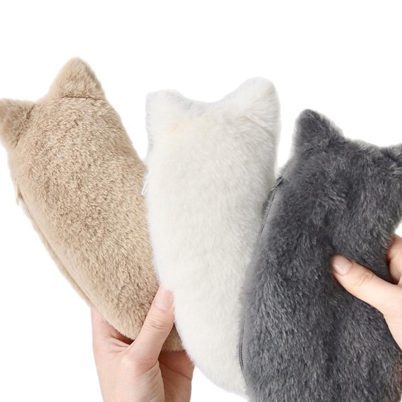Plush Pencil Pouches School Office Stationeries Supply Bag Pen Box Pencil Case For Kids and Students Desktop Organizers
