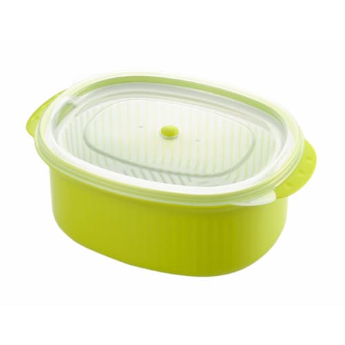 

Yoshikawa Boiled and Steamed Cookware, Made in Japan, Microwave Oven with Gift Wrapping, SP1256