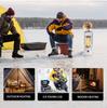 7-Blade Furnace Fan Thermal Fireplace Fan Standing No Electricity Wireless Low-Noise Wood Burner Aluminum Alloy Ecological Fan