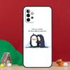 Cute Penguin Pattern Case For Samsung Galaxy A17 A06 A16 A56 A36 A54 A34 A14 A52 A32 A13 A23 A33 A53 A15 A35 A55