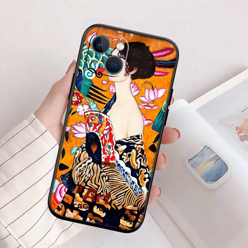 

QE14 Gustav Klimt Phone Case for Samsung Galaxy A11 A12 A13 A15 A52S A53 A55 A56 A70 A71 A72 A73 F06 F16 F56 S10 Plus S10e Galaxy F06 5G