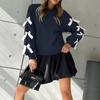 New Autumn Collection: Women’s Long-Sleeved Sweatshirt with Bow Detail for Valentine’s Day Dates