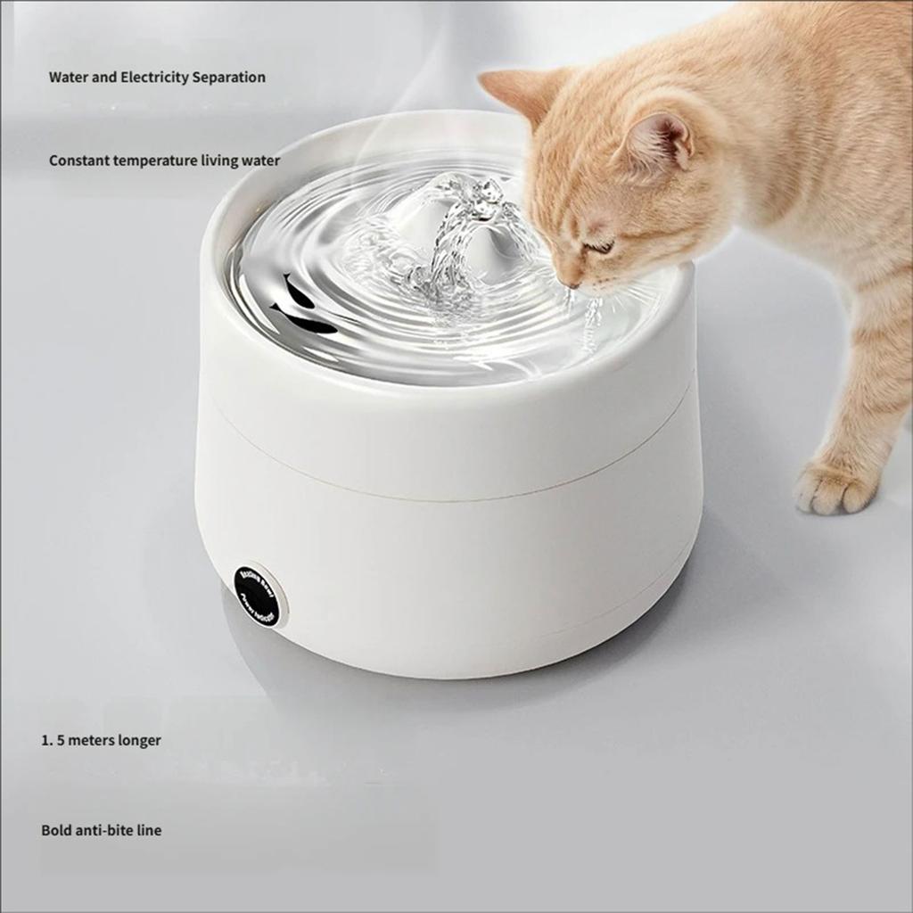 Automatic Pet Cats Water Fountain Dispenser for Dog Waterer Cats Drinker Feeders Bowl Container Water Feeding Supplies