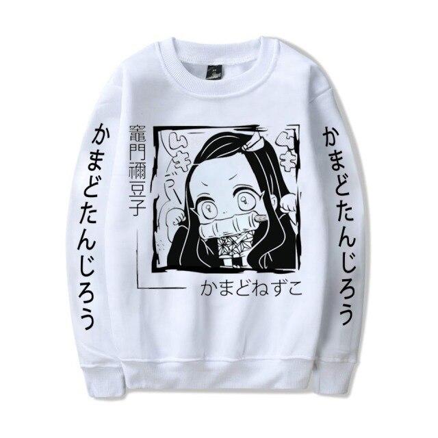 Buy Japanese Anime Demon Slayer Hoodies Kawaii Kamado Nezuko Graphic Hoodies Men O Neck Sweatshirt Unisex Top Kimetsu No Yaiba Hoody At Affordable Prices Free Shipping Real Reviews With Photos Joom