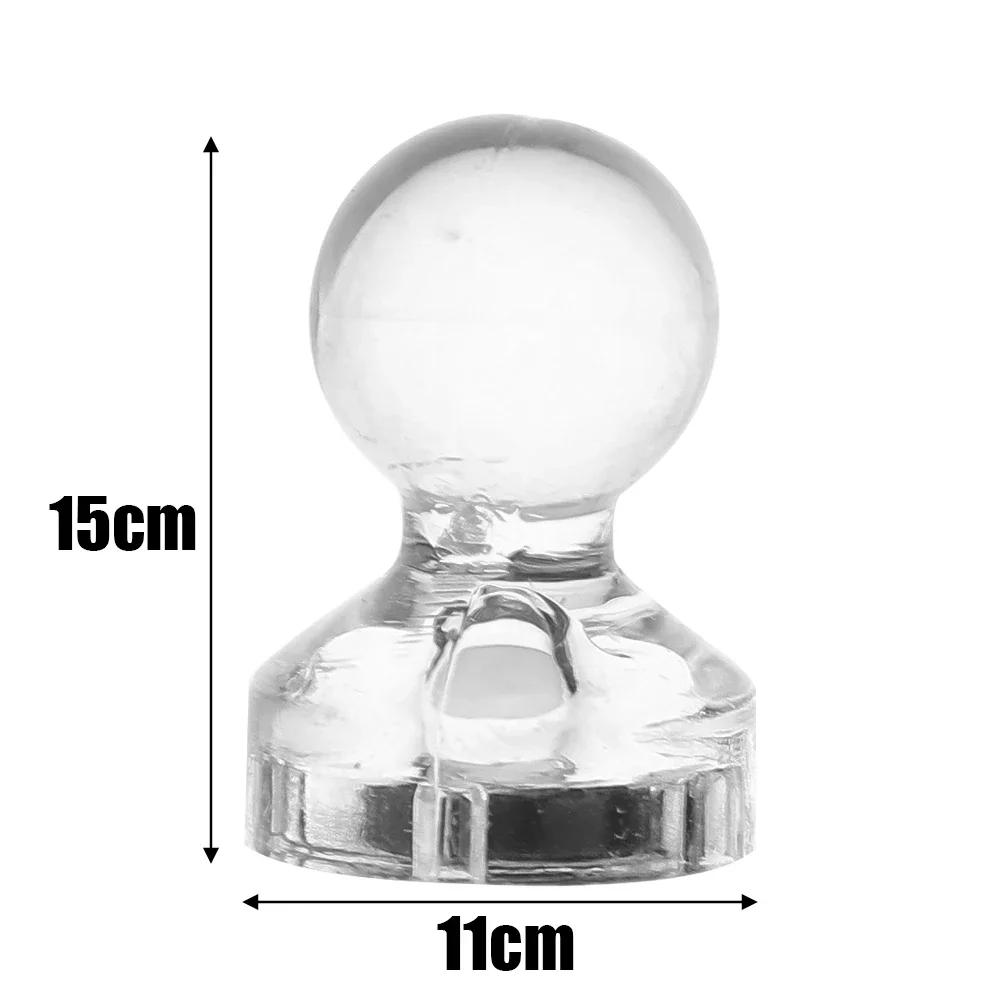 50/10 pz Puntina Magnetica Trasparente Magnete Forte Puntina a Pressione Ventosa per Frigorifero Lavagna Ufficio Casa Puntina a Pressione al Neodimio