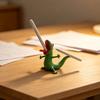 Yousheng 3D Printed Gecko Pen Holder Funny Lizard Pencil Display Stand Cute Small Animal Desk Organizer for Home Office