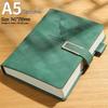 A5 Thickened Buckle Notebook: Simple Student Diary & Business Meeting Record 