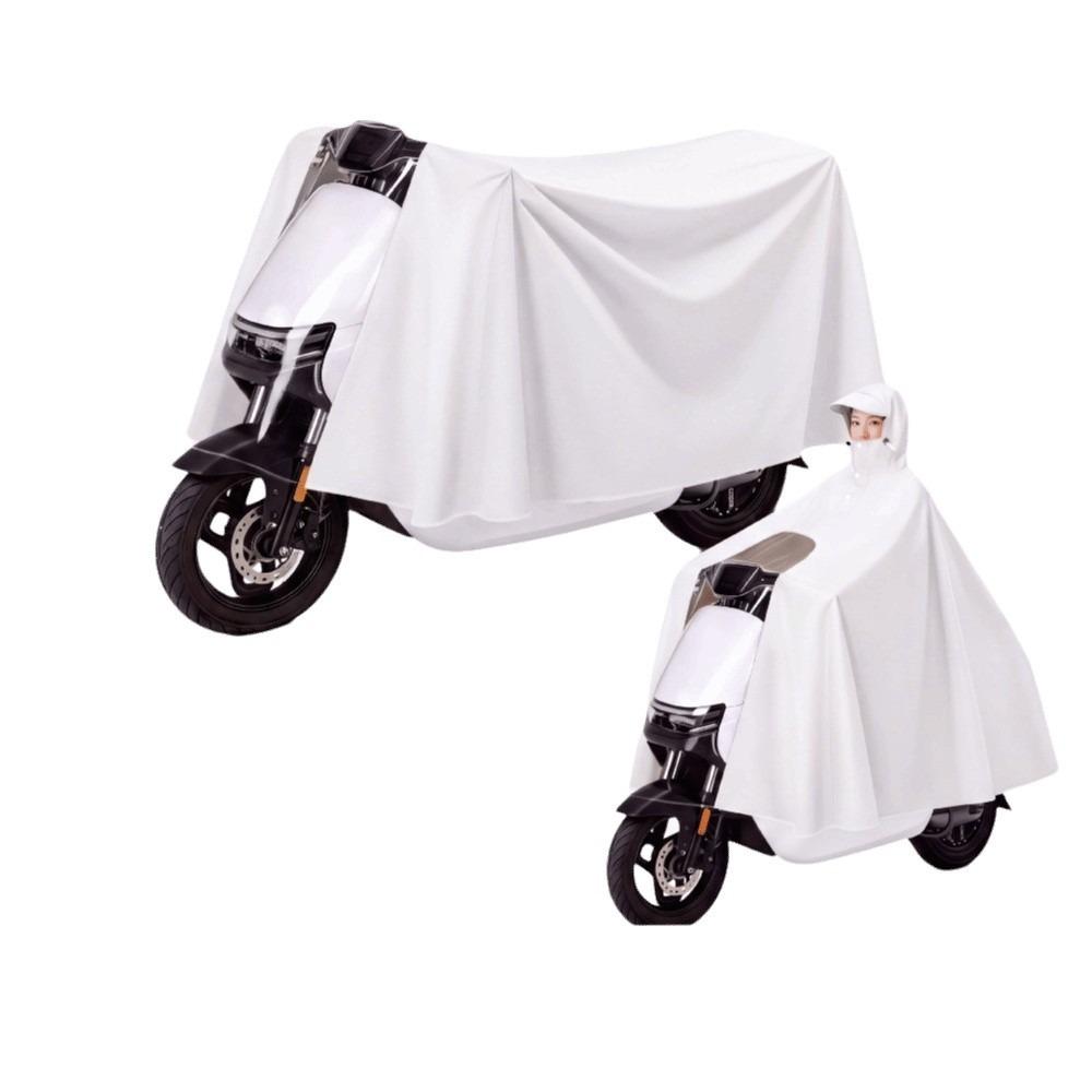 Enlarged Rain Cover Thickened Electric Scooter Rain Poncho Comfortable Fit Rain Poncho Riding