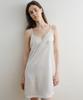 DENOAH Barca Silk Midi Dress (White)