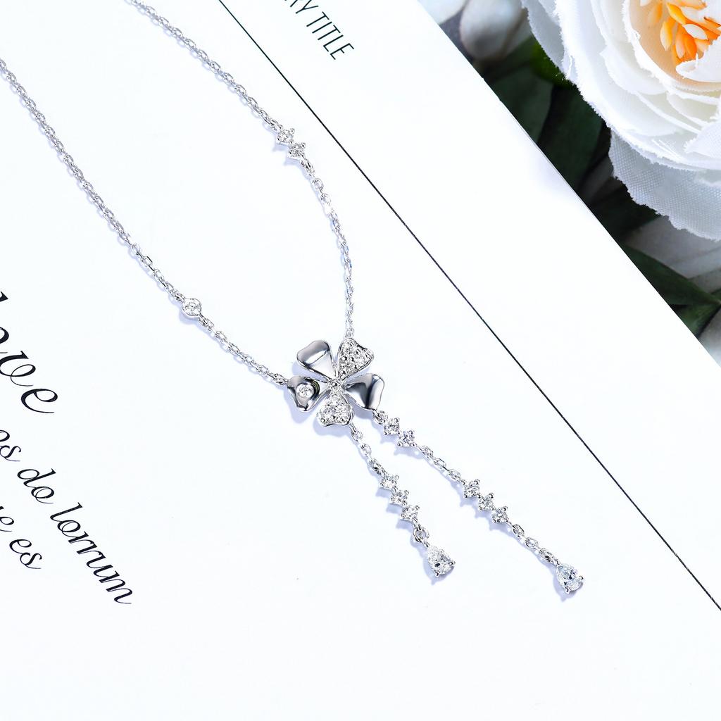 Cloud Necklace Umbrella Pendant Water Drop Fringe Accessories Diamond Versatile