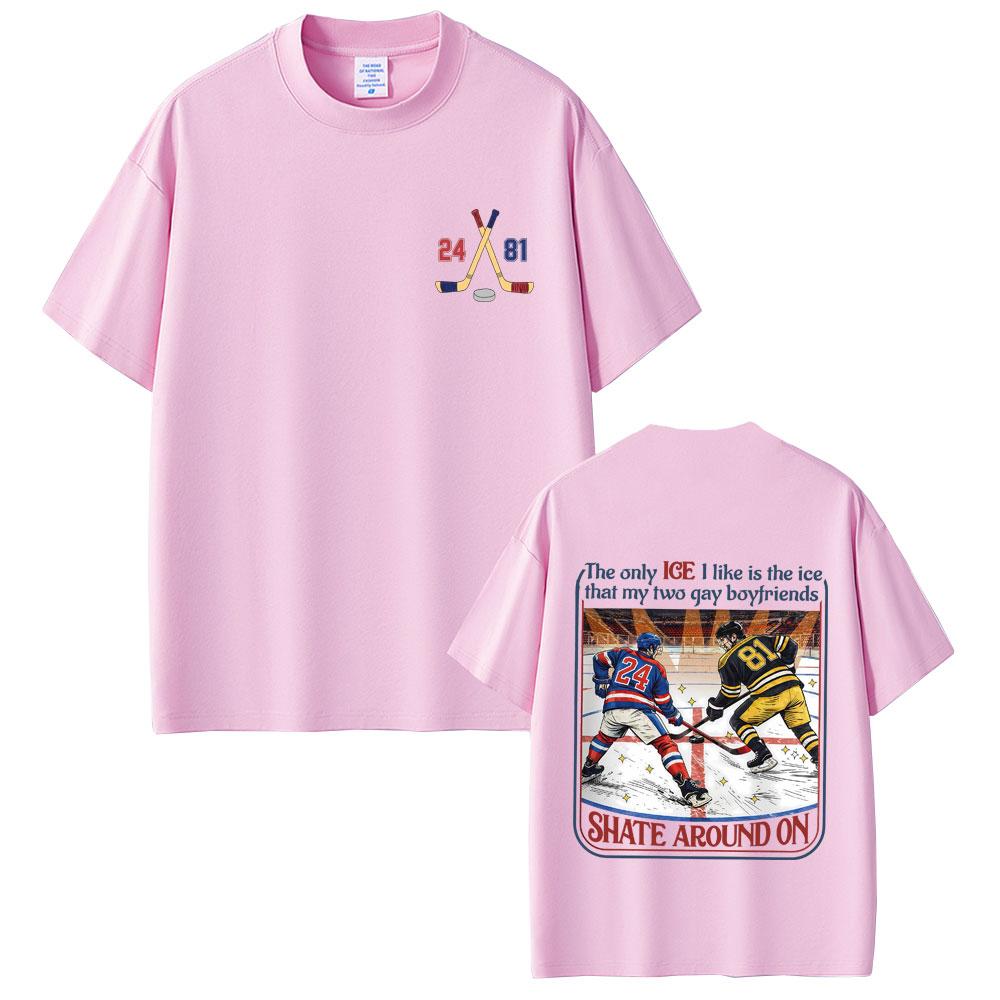 Heated Rivalry Shane Hollander Ilya Rozanov Hollanov 2481 Graphic Tshirt Men Women Fashion Male Casual Shortsleeved top