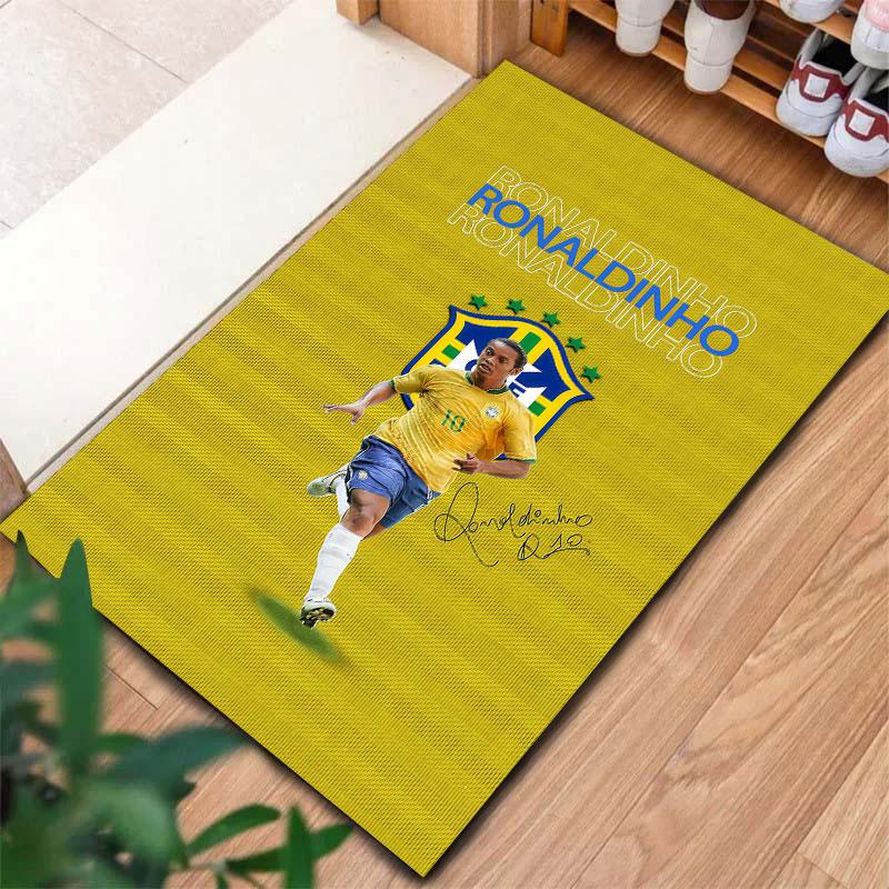 Ronaldinho Teppich für Wohnzimmer Schlafzimmer Zuhause Sofadekoration, Kinder Spiel rutschfeste Bodenmatte