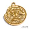 Yhpup Real Gold Plated 12 Constellation Metal Diy Charms For Jewelry Making Bulk Stainless Steel Charm Pendant Accessories