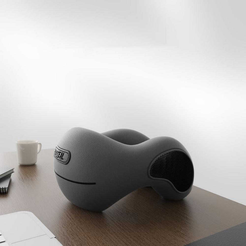 

U Shaped Memory Foam Neck Pillows Cervical Spine Protection Sleeping Neck Portable Memory Cotton Business Trip Neck Pillows серый