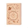 Creative Wood Stamp Scrapbooking Kit for Cat Theme DIY Craft Journal