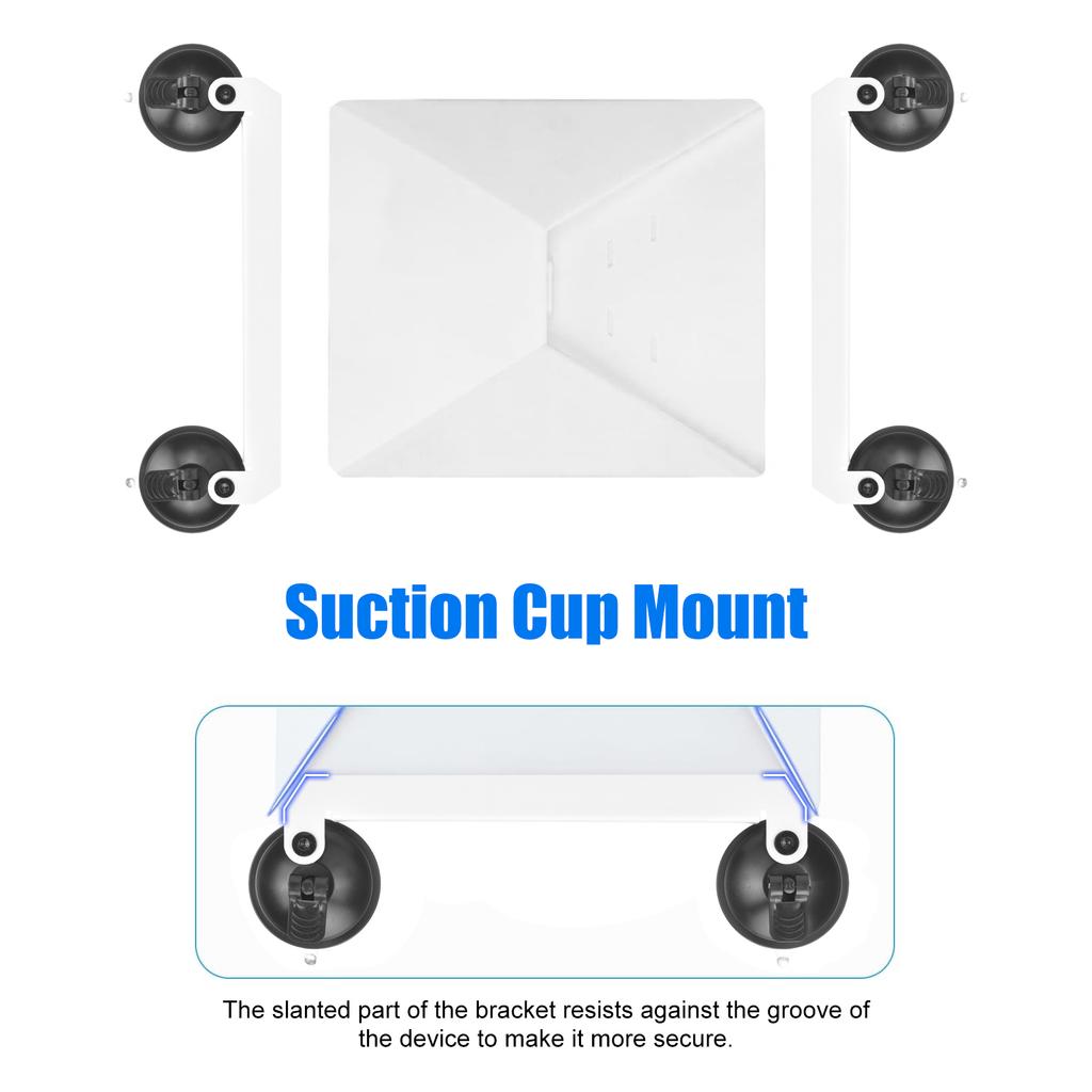 Car Sunroof Suction Cup Mount Replacement for    , Stainless Steel Mounting Kit Ensures Stable   Signal While Driving