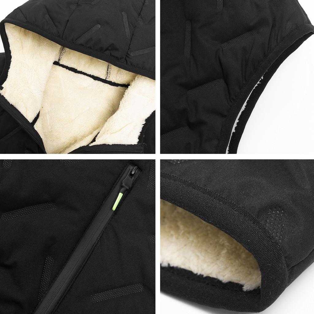 Gilet matelassé épais à capuche pour homme, automne et hiver, confortable et chaud, adapté à la vie quotidienne, au shopping et aux voyages