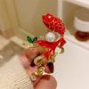 Chinese Style Lucky Koi Brooch: Exquisite New Year Corsage Pin for Women