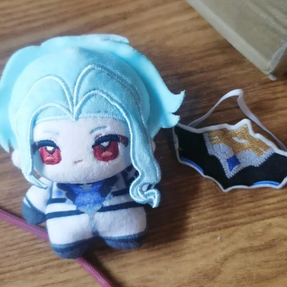 10cm En Stock Genshin Impact Poupée Peluche Coton Harbingers de Fatui Dottore Columbina Capitano Vagabond Pendentif Marionnette à Main Jouet Cadeau