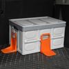 Trunk Cargo Block 2 Pieces Automotive Accessories Auto Trunk Storage Box Fixer for SUVs RVs Sedans Drivers Road Trips Travelers