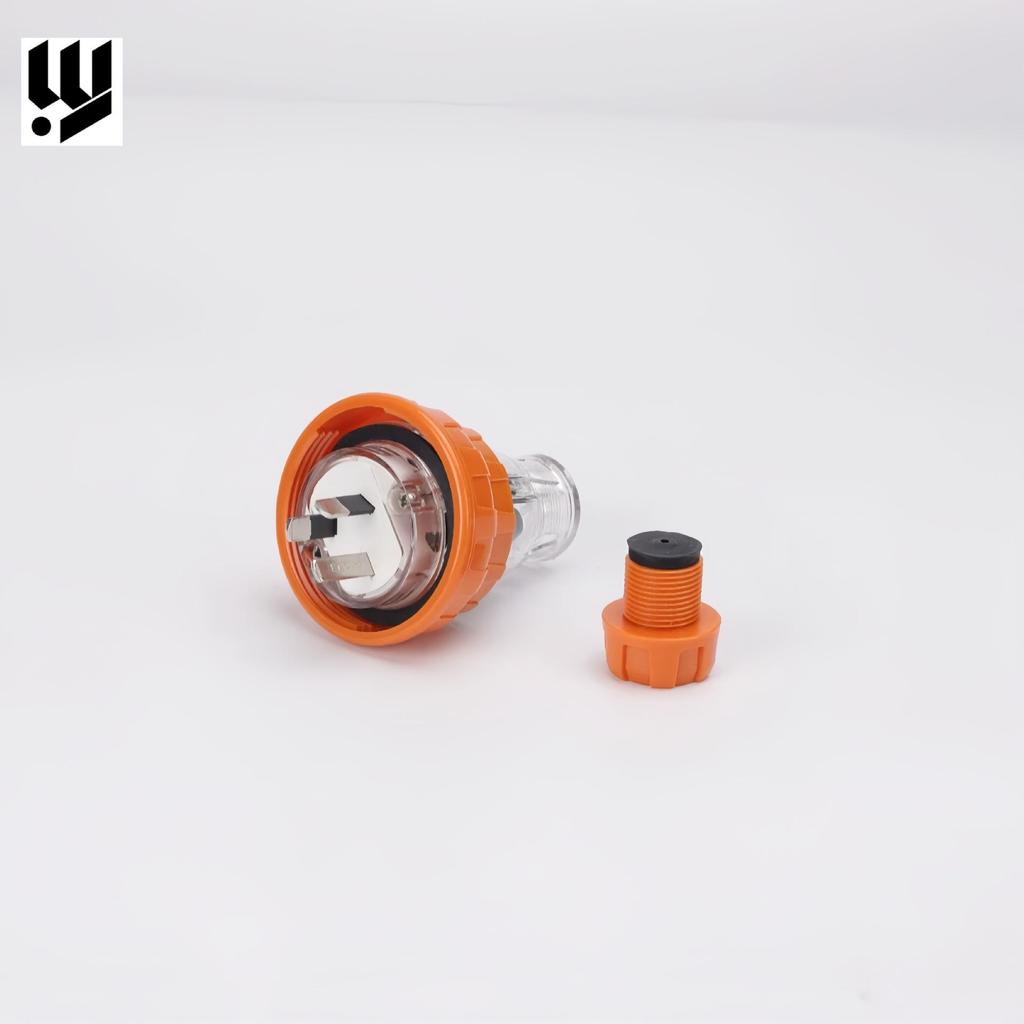 Outdoor Waterproof IP66 3-Pin 15A Power Plug - Australian/New Zealand Standard 56P315