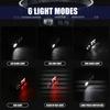 800Mah COB+LED Head Flashlight Motion Sensor Type-c Rechargeable Headlamp Camping Fishing Outdoors Headlights with Red Lights