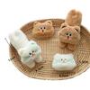Cartoon Plush Cat Brooch - Funny Expression Kitten Accessories for Bags, Shoes & Hats