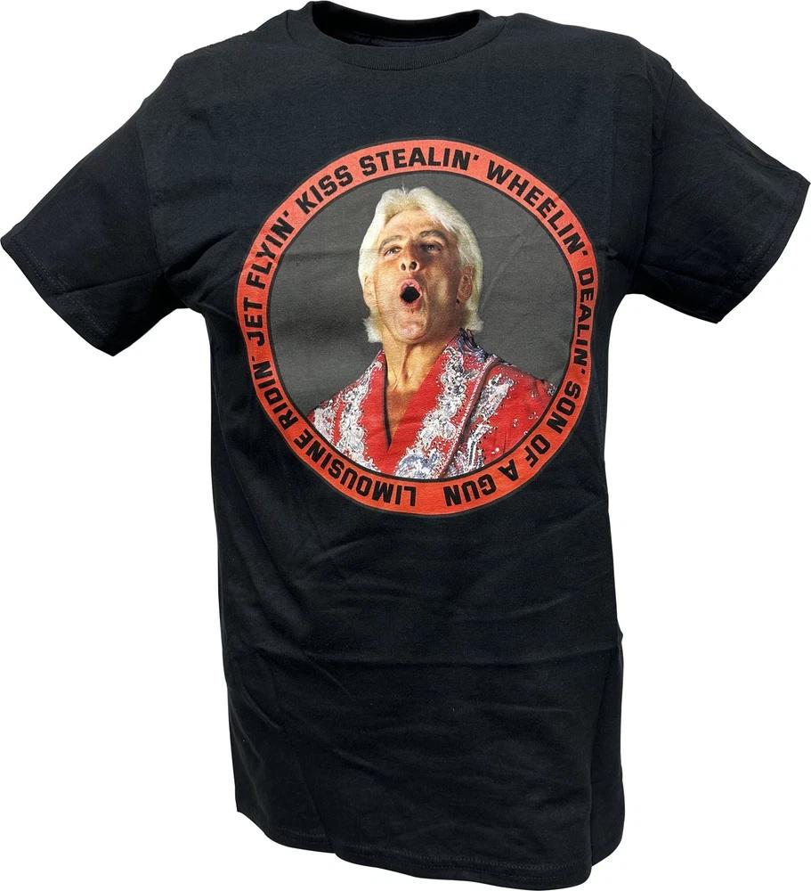 Ric Flair Limousine Ridin Jet Flyin Unisexs Black Tshirt M