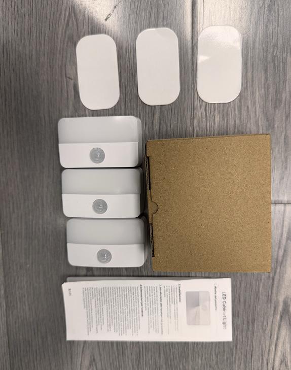 Wireless Smart LED Motion Sensor Night Light for Home, Bedside, Toilet, Corridor, and Wardrobe.