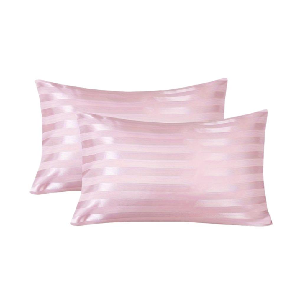 Glossy Jacquard Pillow Cover Envelope Closure Hotel Pillowcase  Bedroom