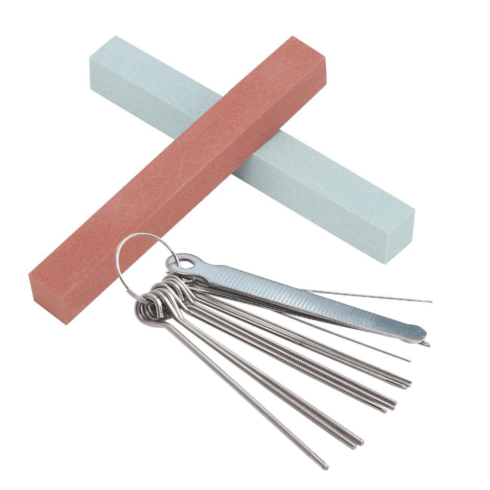 Multi-color Guitar Polishing Tool Stainless Steel+Sharpening Stone Fret Polishing Tool For Guitar