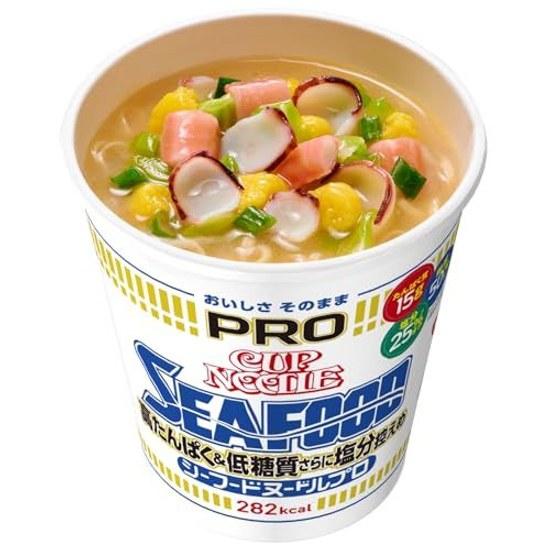 Cup Noodle PRO Seafood High Protein Low Carbohydrate Lower Sodium 78g12 pieces
