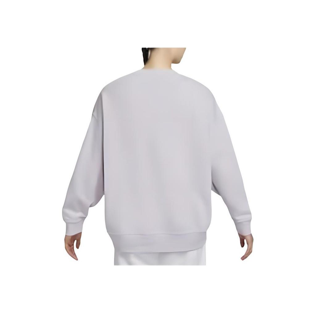Nike Sports Lifestyle Series Pullover Round Neck Warm Long Sleeve Sweatshirt Women Sweatshirt Purple DD5633-511