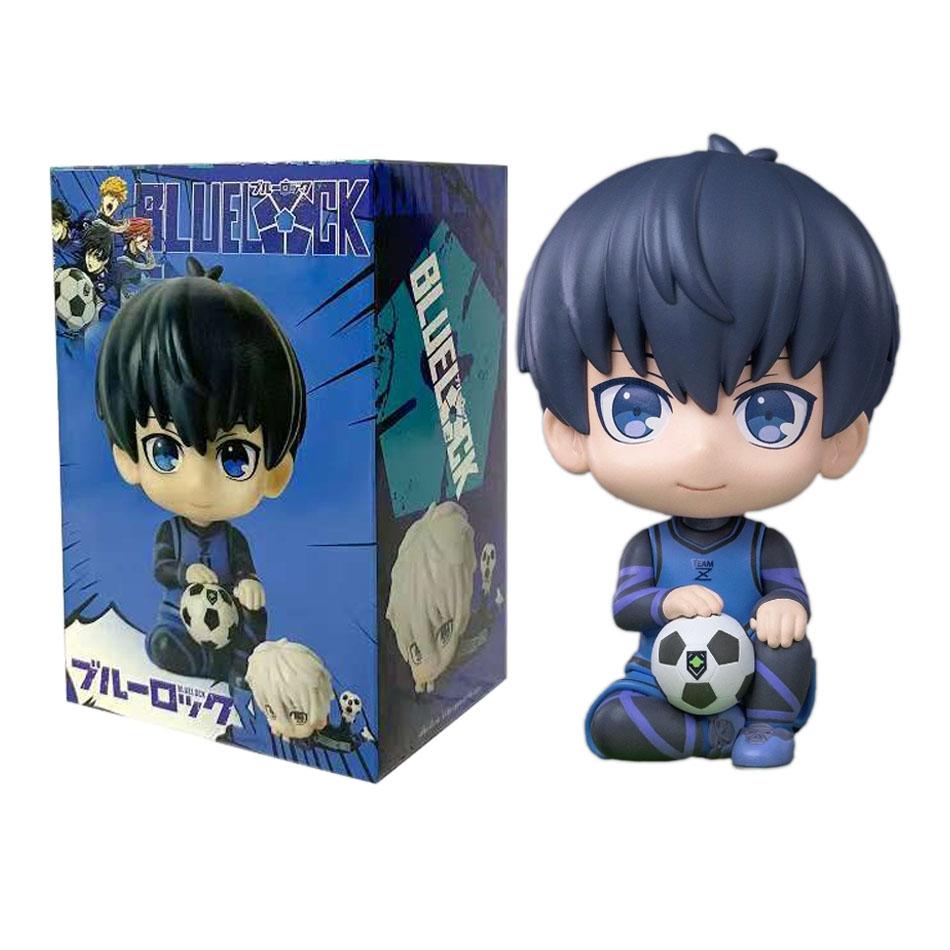 In Stock BLUE LOCK Yoichi Isagi Seishiro Nagi  Q Version PVC Anime Figurine Collectible Model Birthday Gift