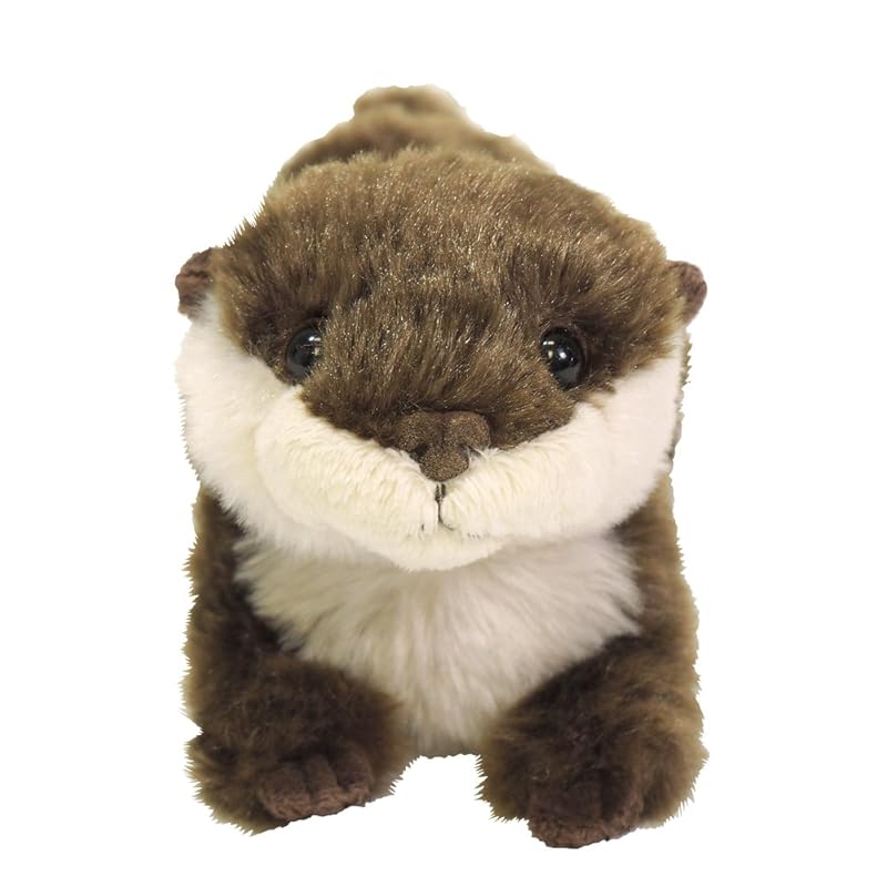 SunLemon Fluffy Otter Plush Toy, Brown, Small, 8 x 9 x 26 cm, P-4782