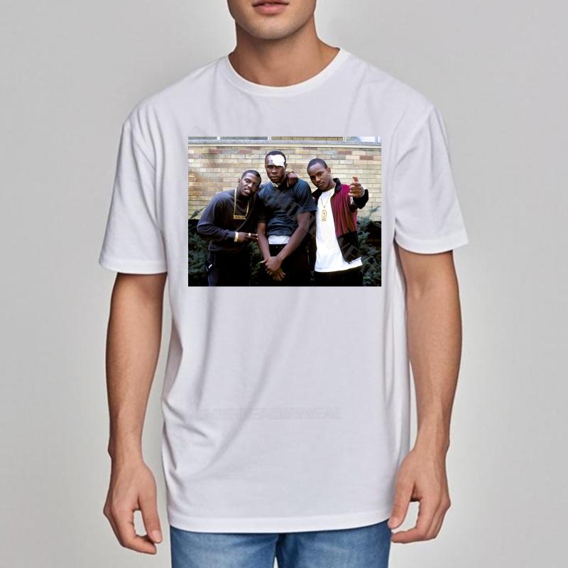 Rock tshirt Casual Unisexs Tshirt Three Unisex Standing Together Smiling Daily Wear Trendy Tshirt Fashionable New Teeshirts