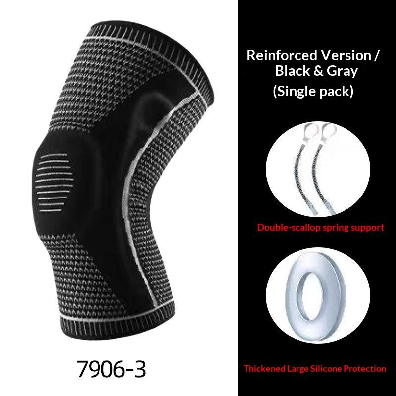 Sports Kneepads for Knee protection Kneepads Outdoor Patella Belt Mountaineering Professional Men Silicone Kneepads Protector M