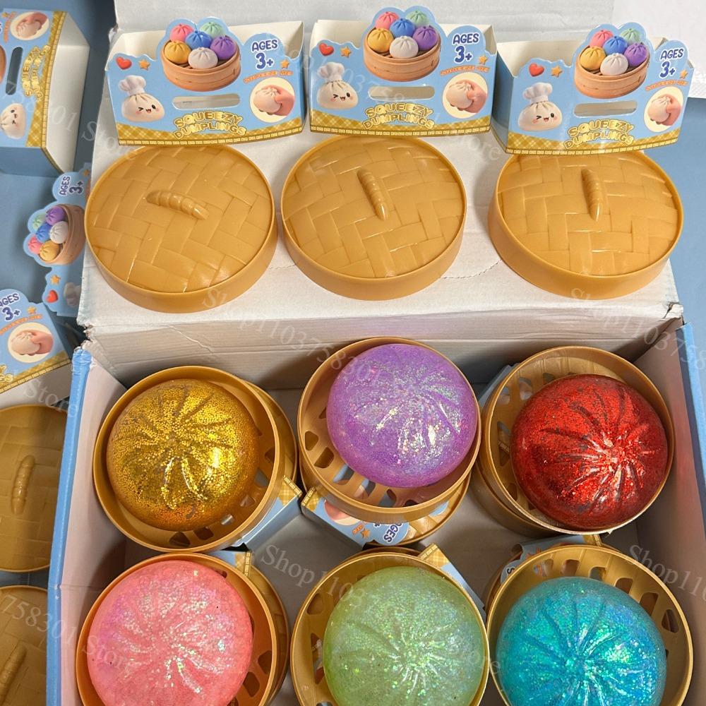 Neues Teigtaschen-Spielzeug Teigtaschen Squishy mit Box Teigtaschen Sensorisches Knetspielzeug zur Stressbewältigung