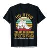 Jiu Jitsu Shirts Art of Folding Clothes BJJ MMA Jujitsu TShirt Unisex Casual Clothes Summer ONeck Male Tees Camiseta Hombre