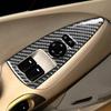 For Chevrolet Corvette C6 2005-2007 4PCS Real Carbon Fiber Window Shift Interior Trim Sticker Car Interior