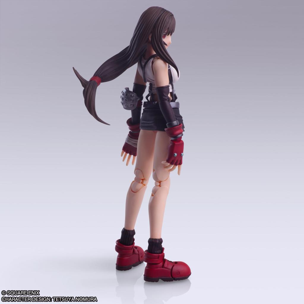 Final Fantasy VII Bring Arts Tifa Lockhart Mithril Klauwen PVC Geschilderd Beweegbaar Figuur Ver.