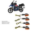 4PCS Motorcycle Turn Signal Light Front and Rear Waterproof Bright Light   Replacemen for