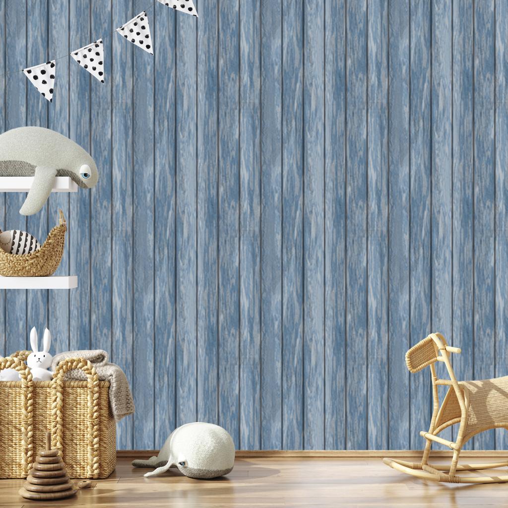 Wallpaper Wood Wooden Boards Modern Pattern for Living Room and Bedroom 50x1000