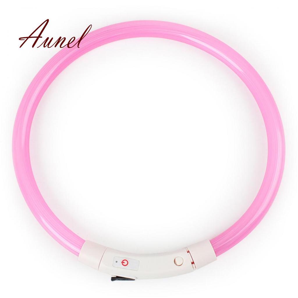 Fantastisches, wiederaufladbares, nachtblinkendes, leuchtendes USB-Halsband für Haustiere mit LED-Aufladung
