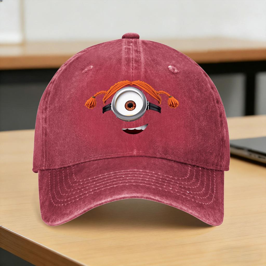 MMinions Cartoon Casual Baseball Cap For Unisex Women Summer  Outdoor Sport Hip Hop Hats Fashion Wholesale Snapback Cap
