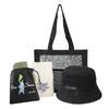 Sauna Sauna Sauna Gezicht Net Tote Sauna Emmer Publiek Mat Groene Set Hoed, Mat, Handdoek, Tas, Hoed, Beginnersset, Wasbaar, Kamperen, Bad, (Zwart)